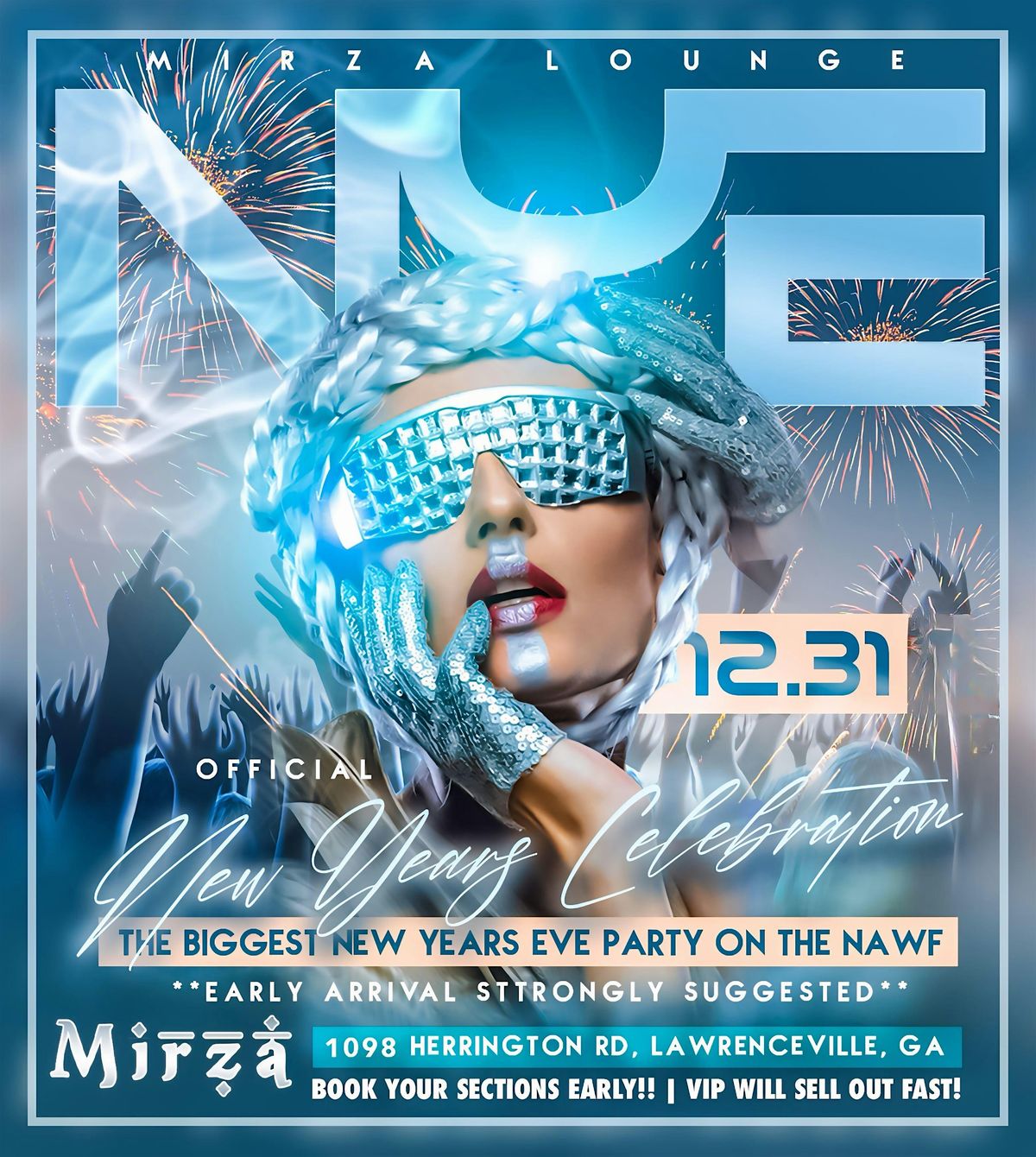 NYE BASH AT MIRZA LOUNGE
