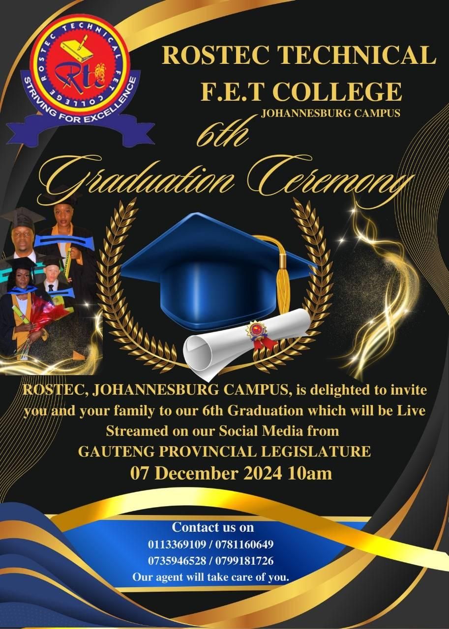 Johannesburg campus 6th graduation ceremony 