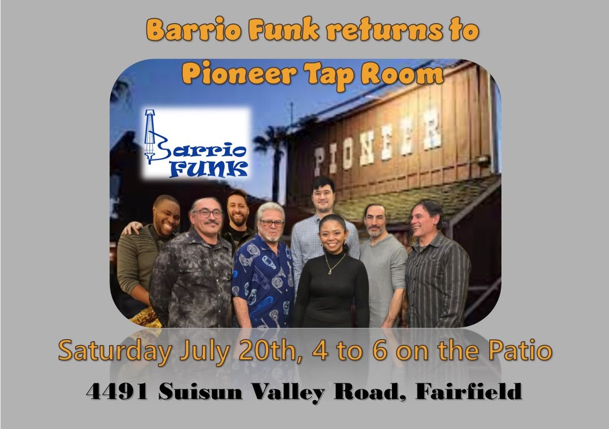 Coming to the Pioneer Tap Room