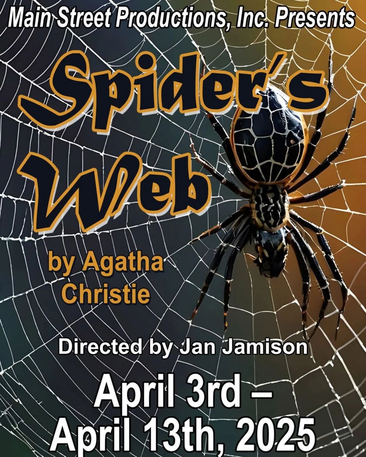 Agatha Christie's SPIDER'S WEB at the Basile Westfield Playhouse