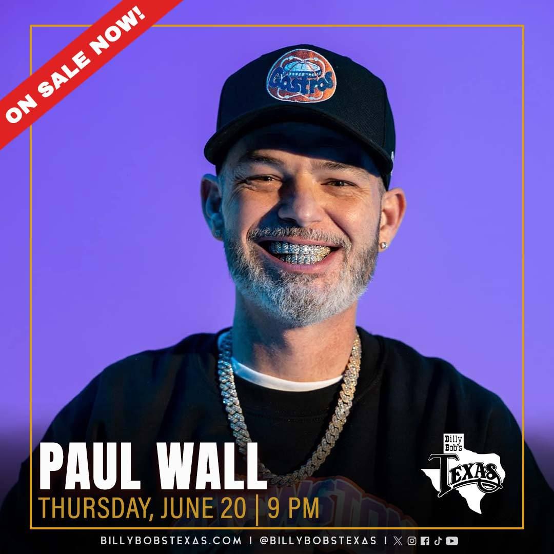 PAUL WALL & FRIENDS  LIVE AT BILLY BOBS for A LIVE BAND PERFORMANCE!