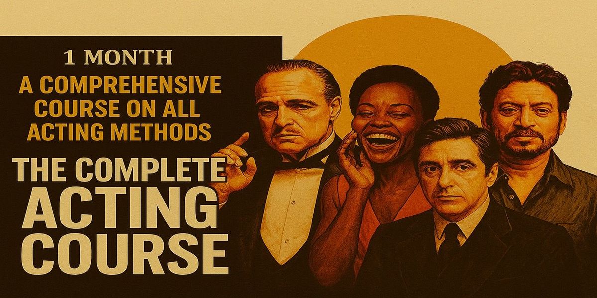 1 MONTH COMPLETE ACTOR COURSE