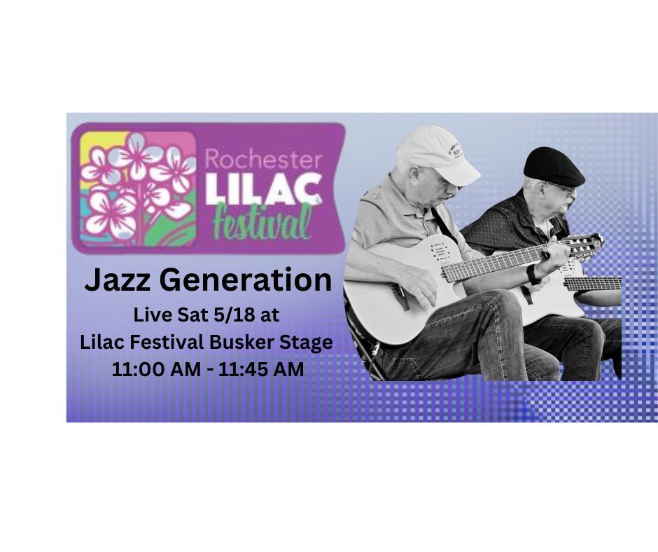 Jazz Gen at the Lilac Festival Busker Stage