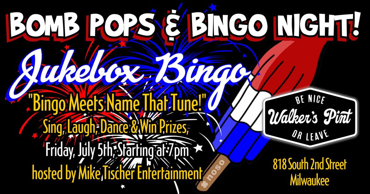 Jukebox Bingo at Walker's Pint!