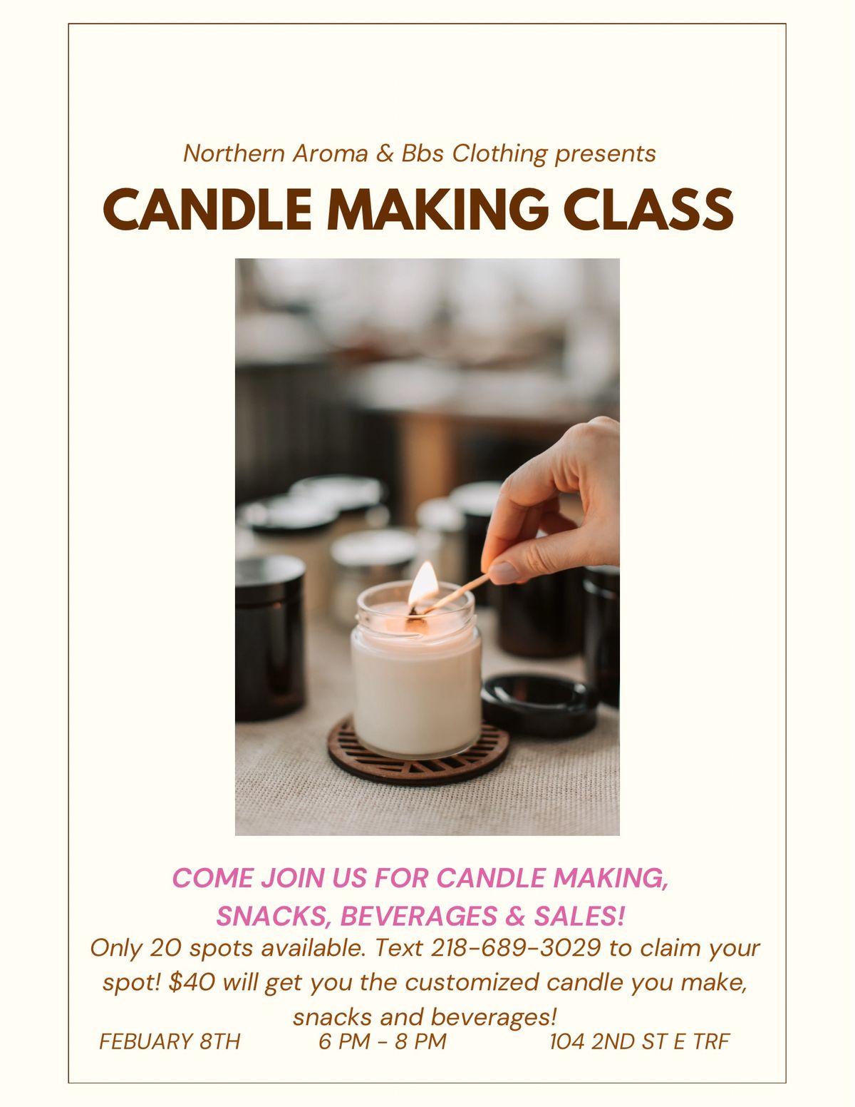 Candle Making Class