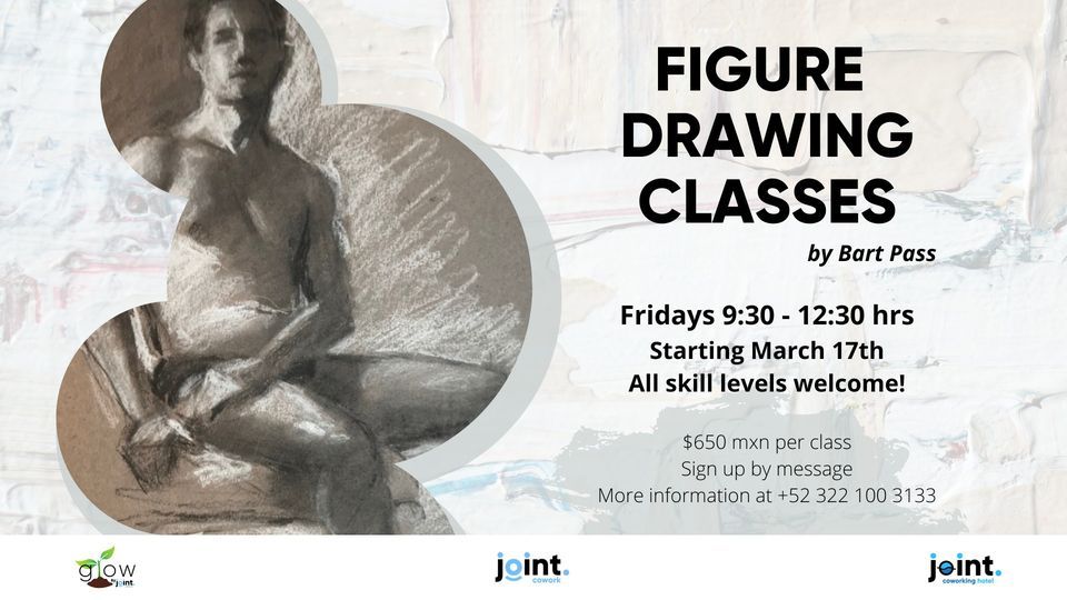 Figure Model Class Figure Drawing Classes, Joint Cowork, San Blas, 17 March 2023
