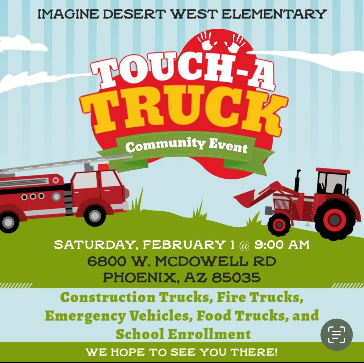 Touch-A-Truck Event: Kindergarten Enrollment Kickoff!