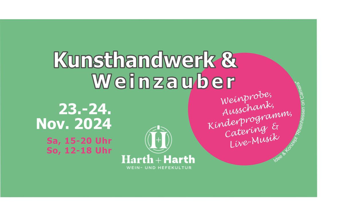 Kunst- & Handwerkermarkt im Weingut Harth + Harth  