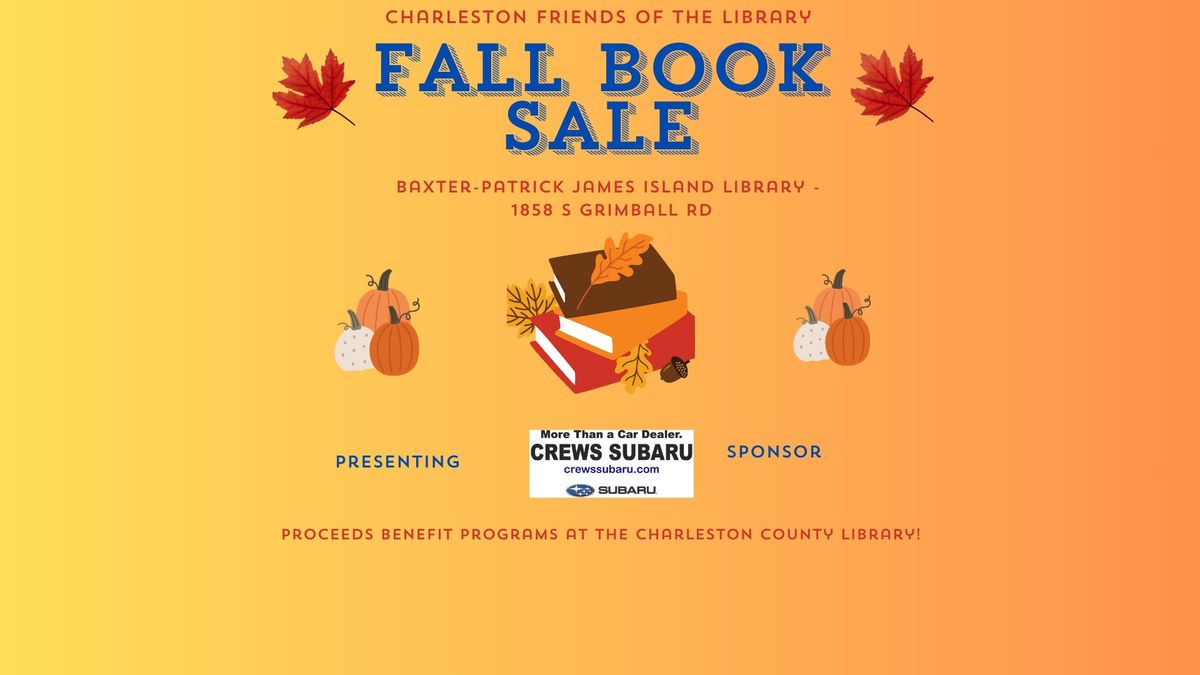 FRIENDS Fall Book Sale