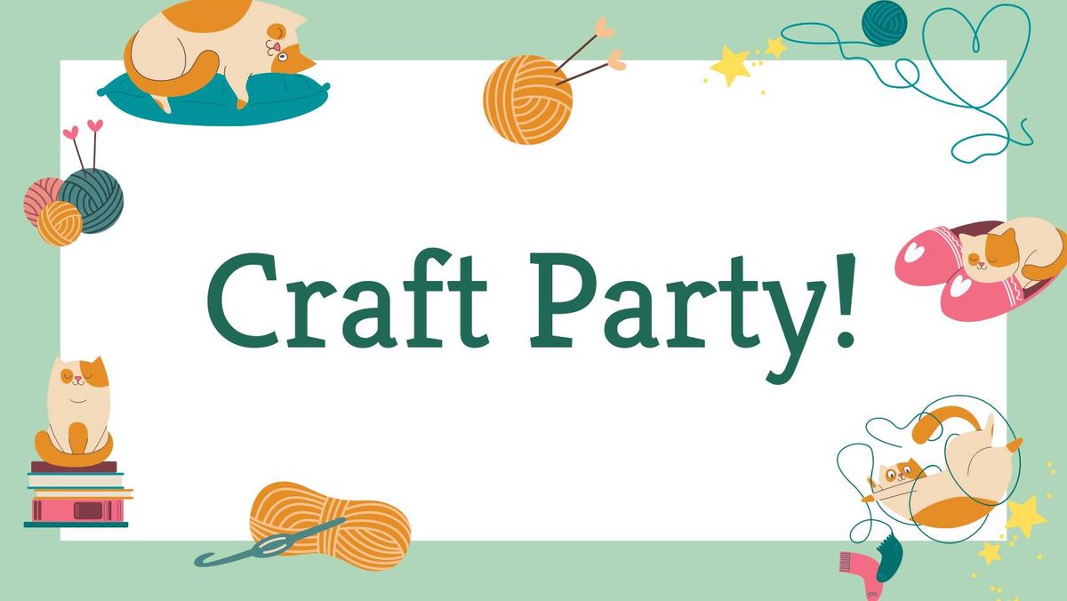 Volunteer Event: Craft Party