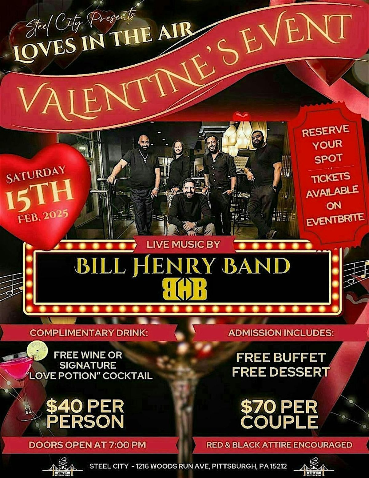 Valentine's Day Dinner & Live Music