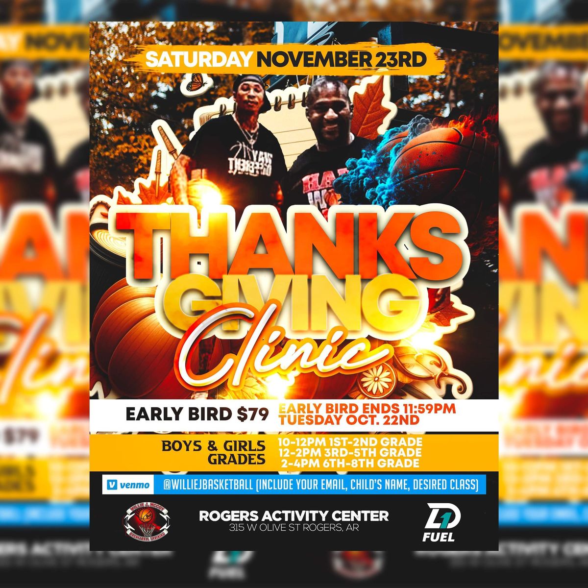 Thanksgiving Basketball Clinic\/ Scrimmage 