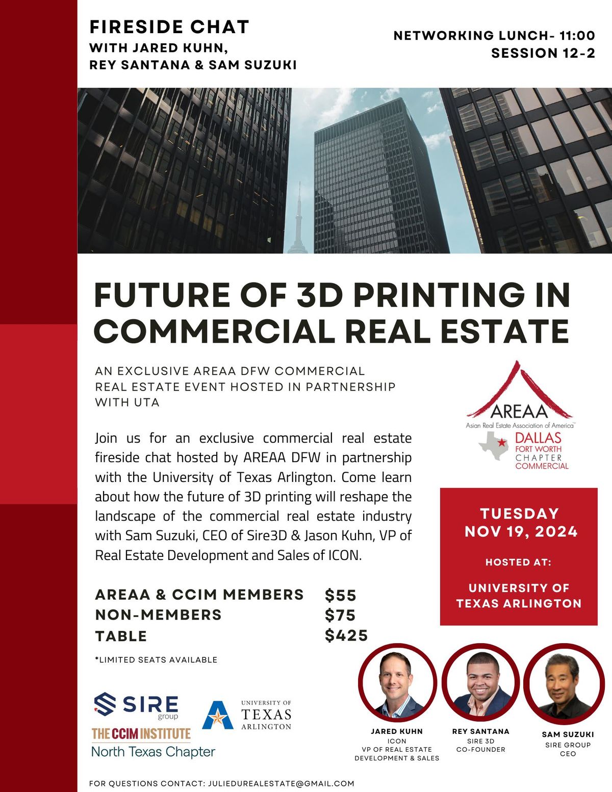 AREAA DFW Commercial Presents: The Future of 3D Printing in Commercial Real Estate