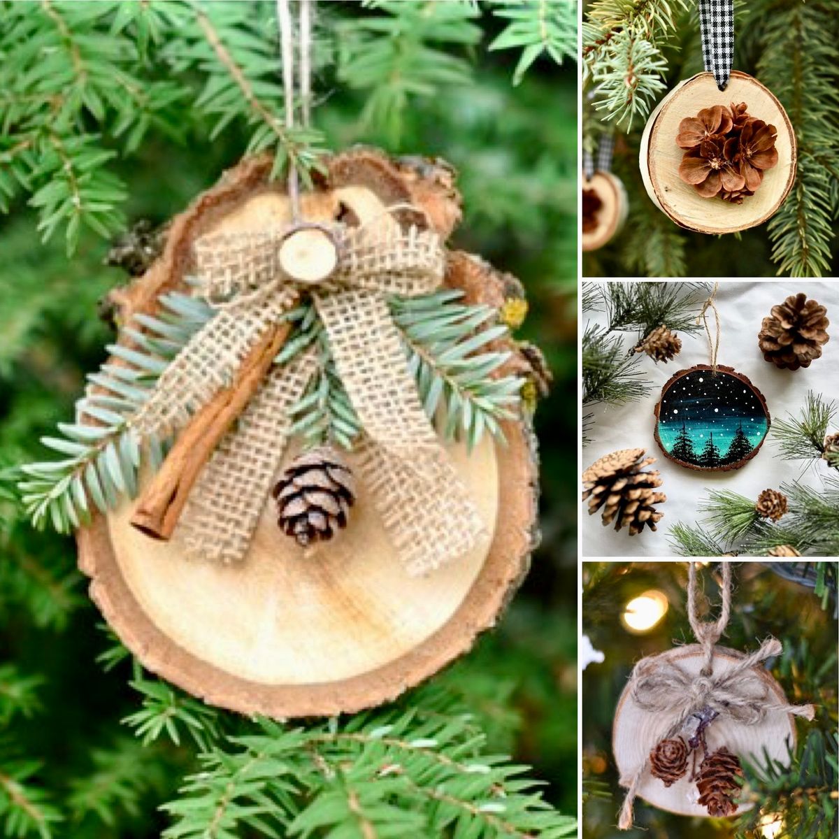 Creative Club - Winter Woodslices