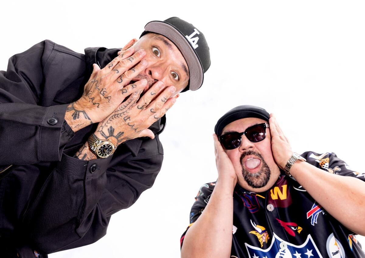 Gabriel Iglesias and Jo Koy at SoFi Stadium
