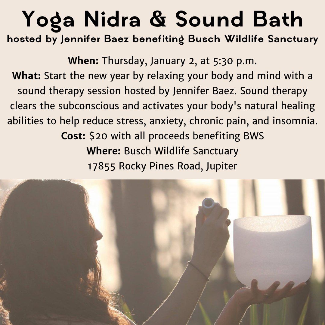 Yoga Ndira & Sound Therapy at Busch Wildlife Sanctuary