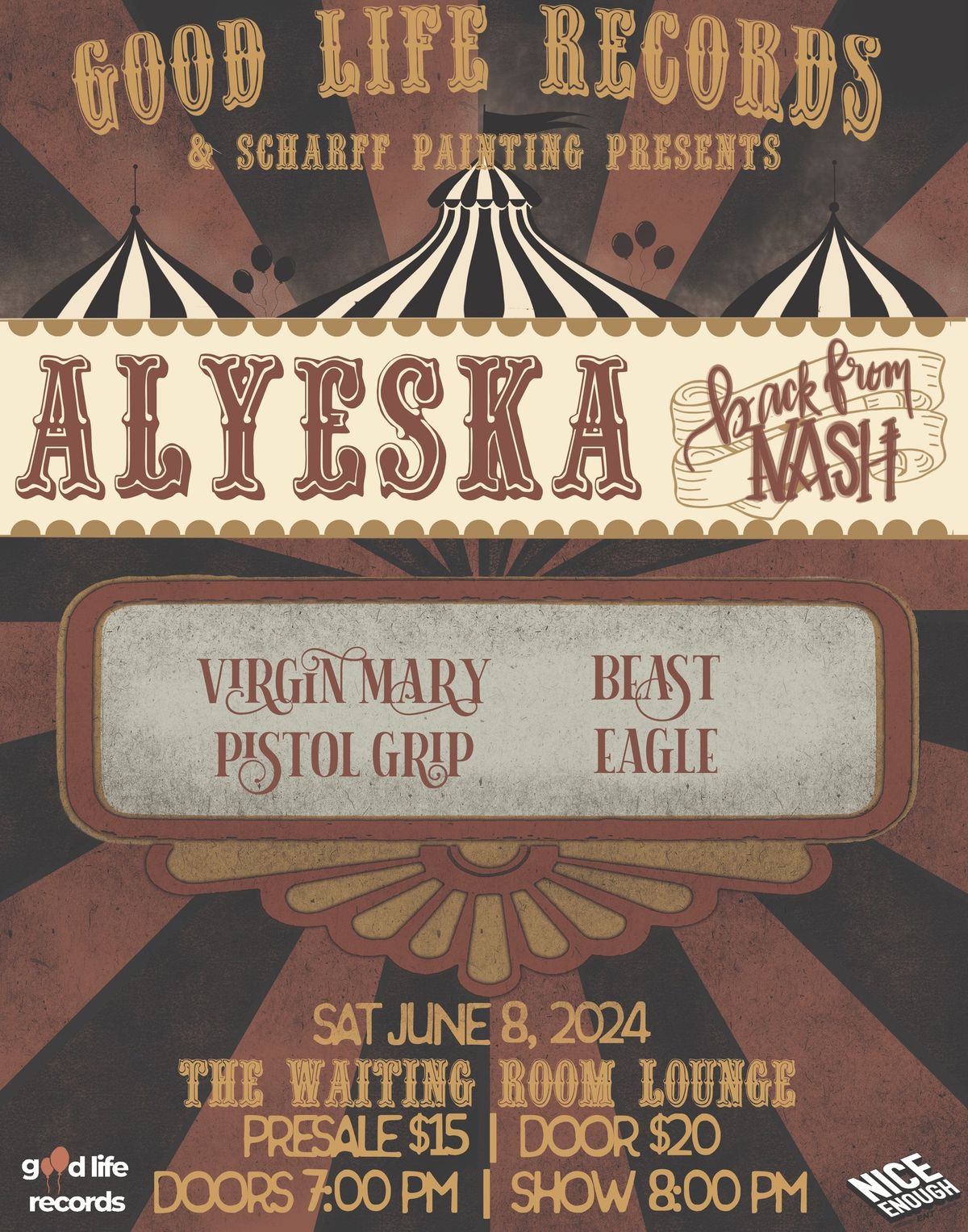 Alyeska's Back From Nash Show! featuring Virgin Mary Pistol Grip, Beast Eagle and more! 