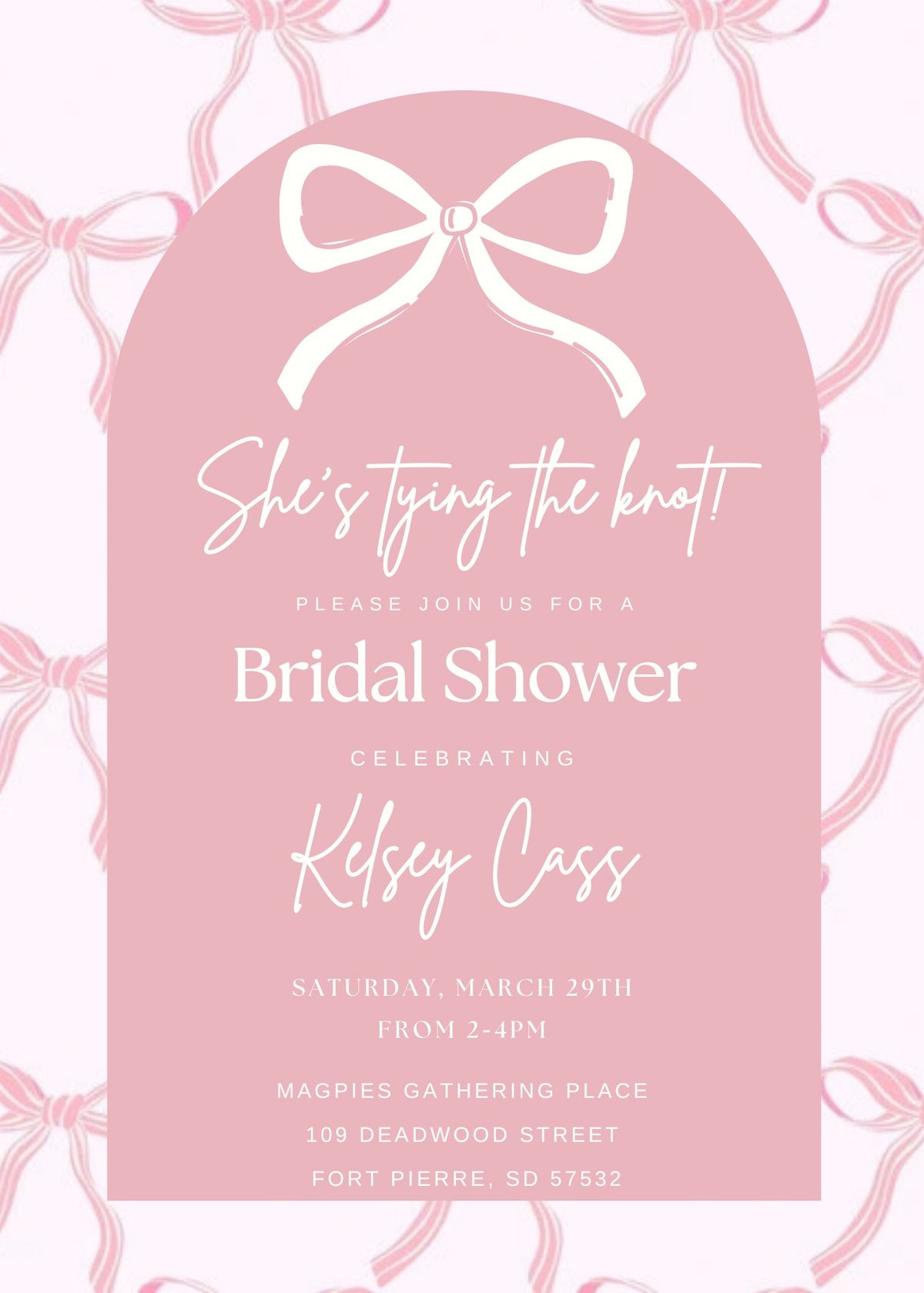 Kelsey\u2019s Bridal Shower