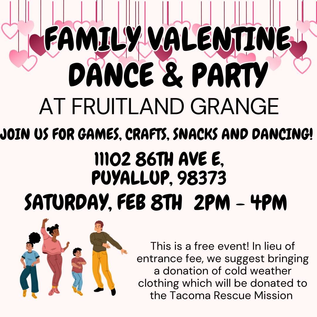 Free Family Valentine Party & Dance!