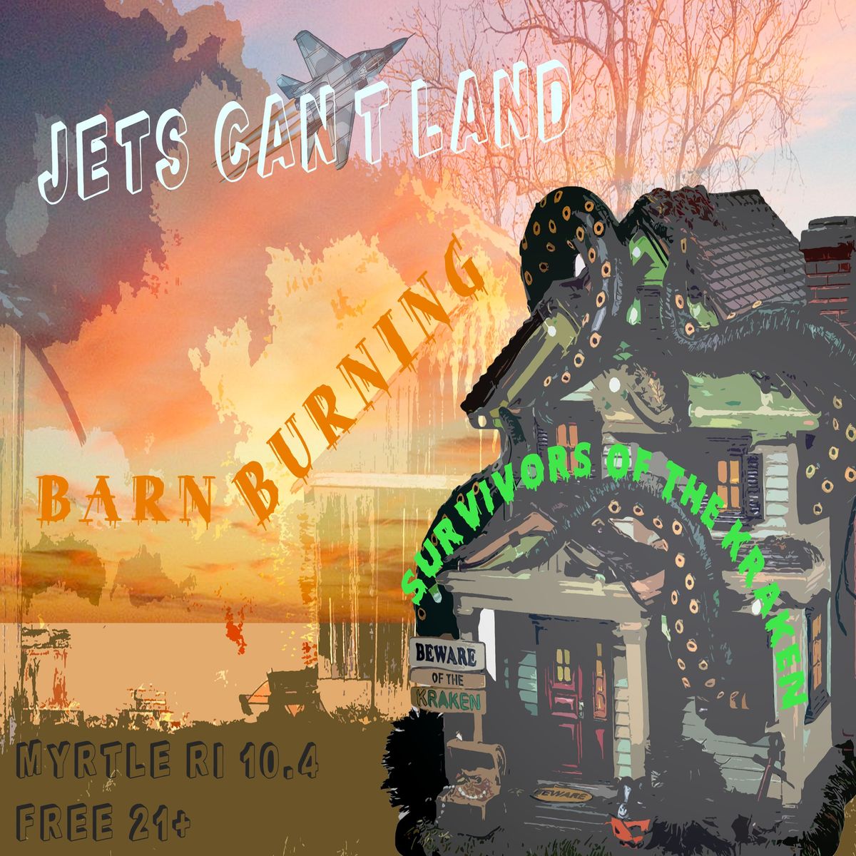 Jet's Can't Land | Barn Burning | Survivors of The Kraken