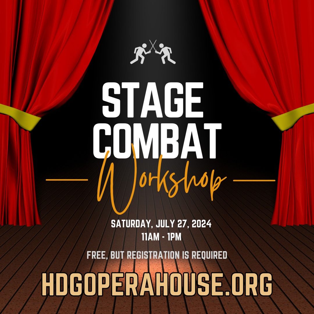 Theatrical Stage Combat: Workshop