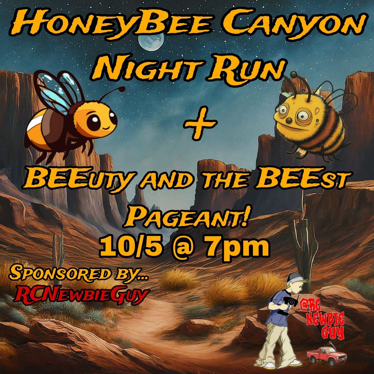 HoneyBee Canyon Night Run!