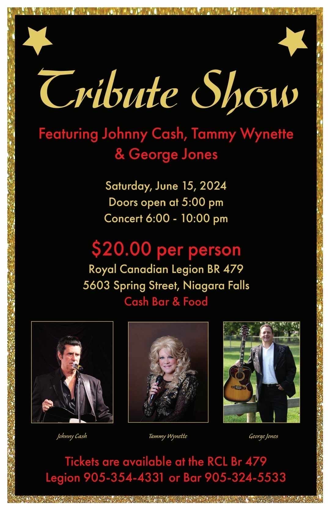 Tribute Show Featuring Johnny Cash, Tammy Wynette & George Jones