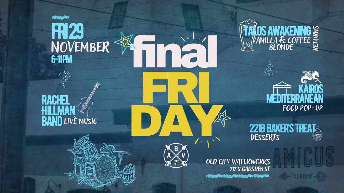 November Final Friday at Amicus Brewing