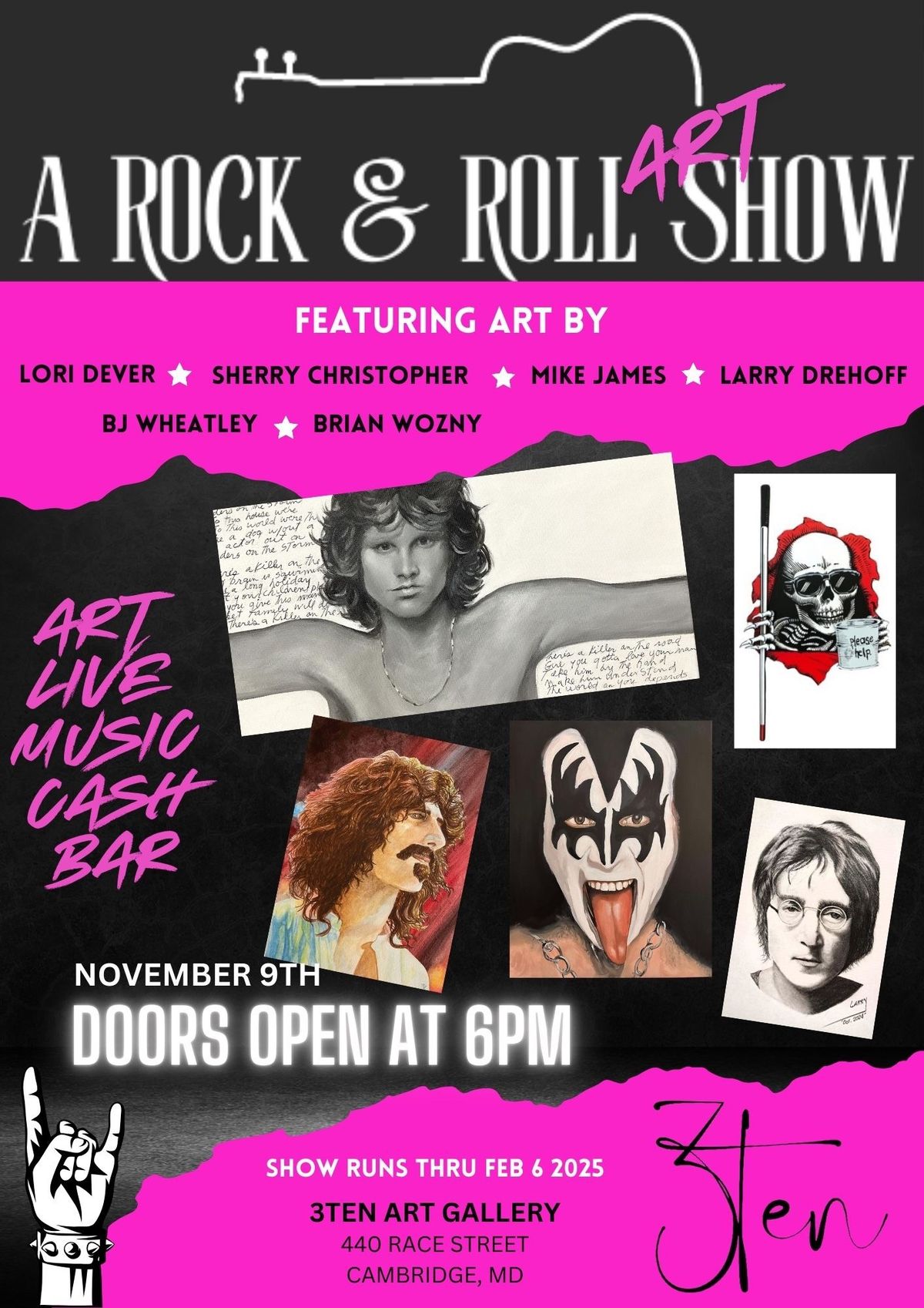 2nd Annual Rock & Roll Art Show