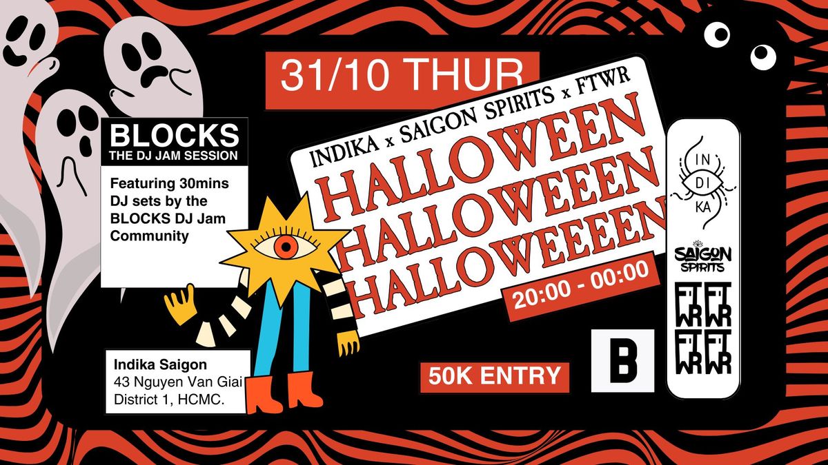 HALLOWEEN HALLOWEEEN HALLOWEEEEN at The House of Curiosity - Indika x Saigon Spirits x FTWR