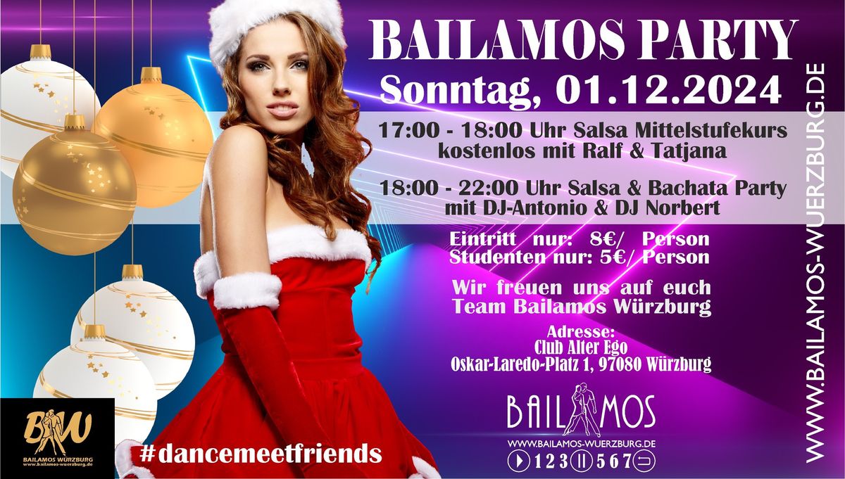 Bailamos Salsa & Bachata Party