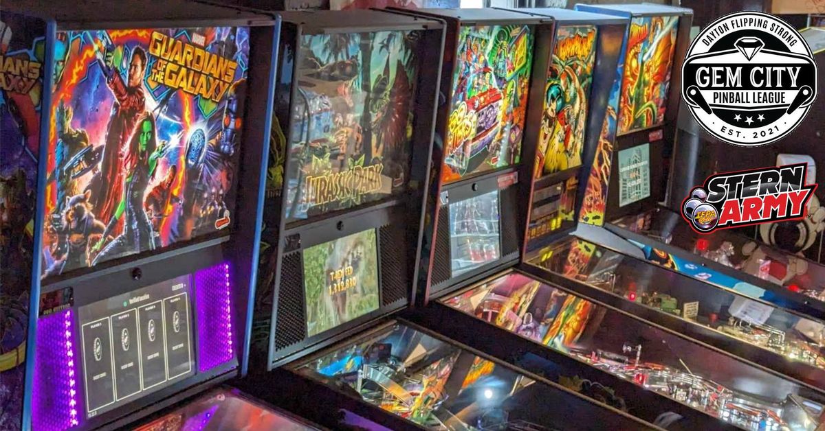 Gem City Pinball Monthly Tournament - Stern Army