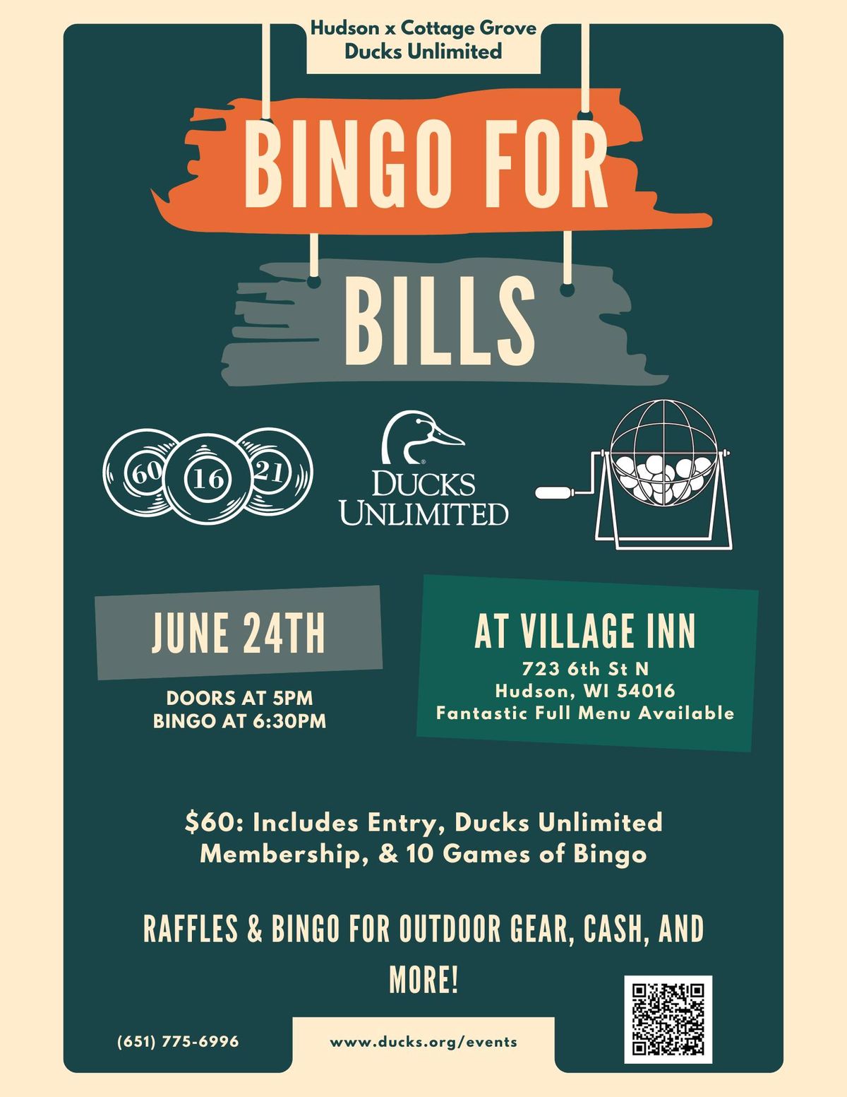 Bingo For Bills! 