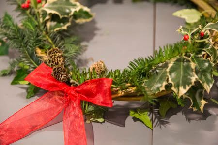 Winter Wreath Making at Rainham Hall