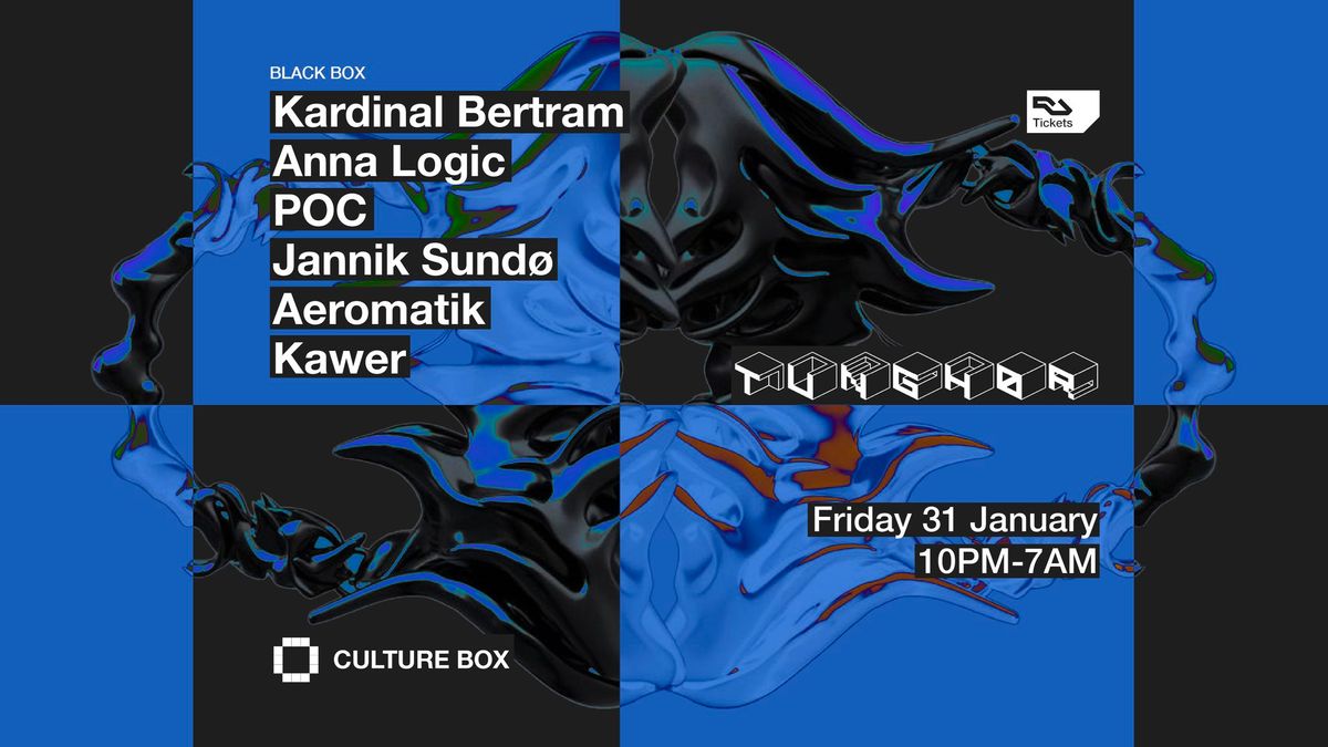 Tungh\u00f8r Resident Night: Kardinal Bertram \/ Anna Logic \/ POC \/ Jannik Sund\u00f8 \/ Aeromatik \/ Kawer