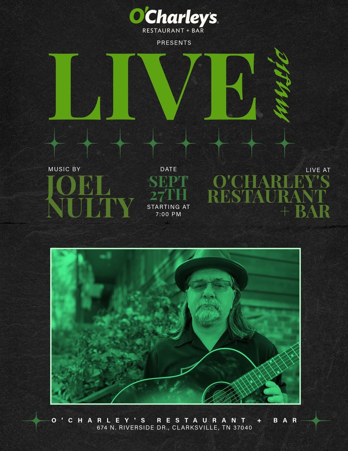 A Night of Live Music featuring Joel Nulty