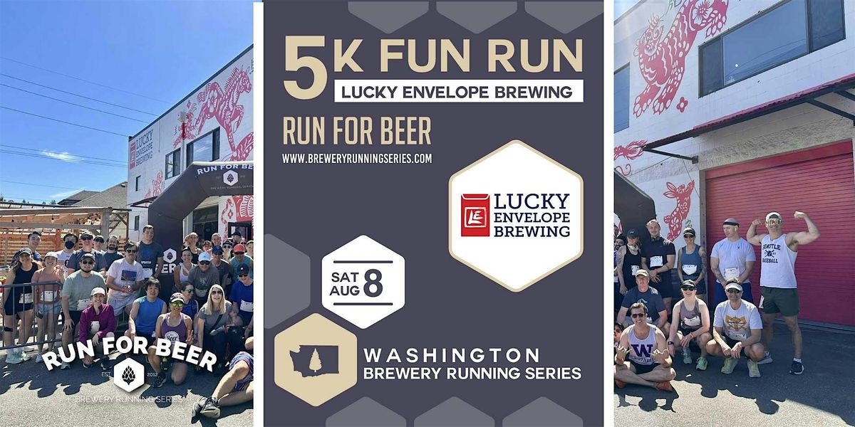 5k Beer Run x Lucky Envelope Brewing| 2026 WA Brewery Running Series