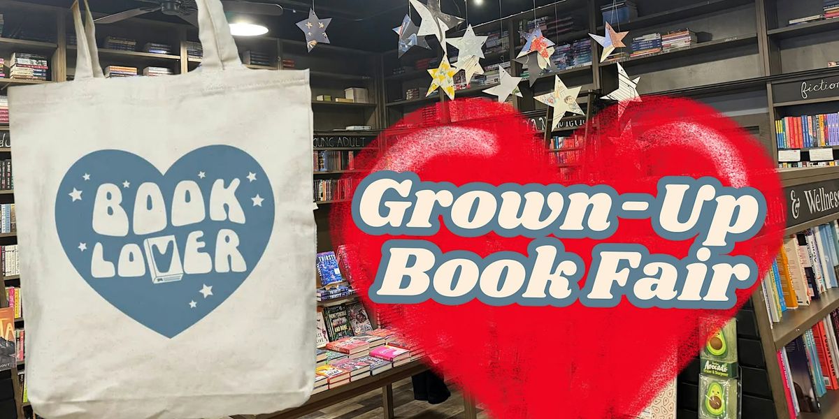 BOOK LOVER: Grown-Up Book Fair