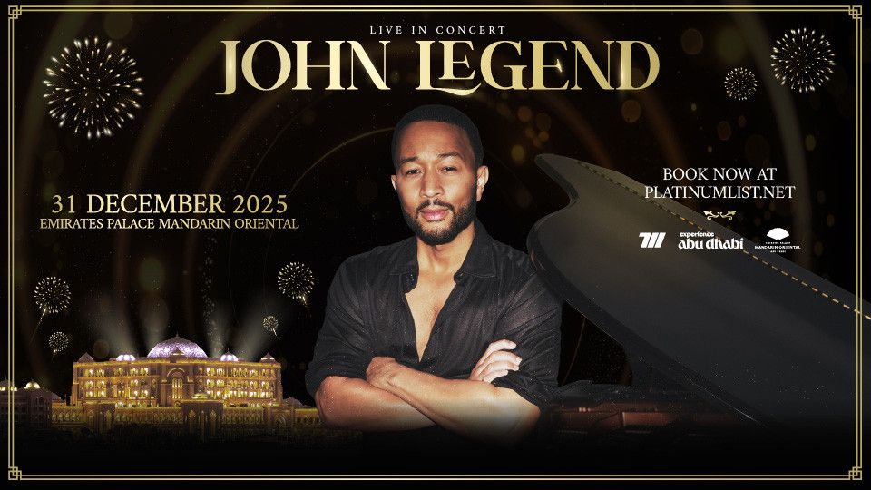New Year's Eve With John Legend in Abu Dhabi