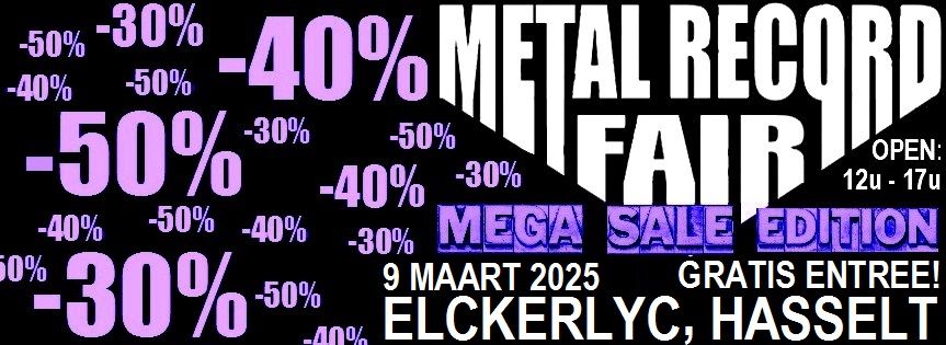 Metal Record Fair Hasselt - MEGA SALE EDITION