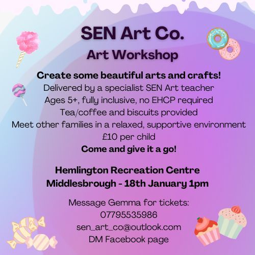 Sweets and Treats Art Workshop