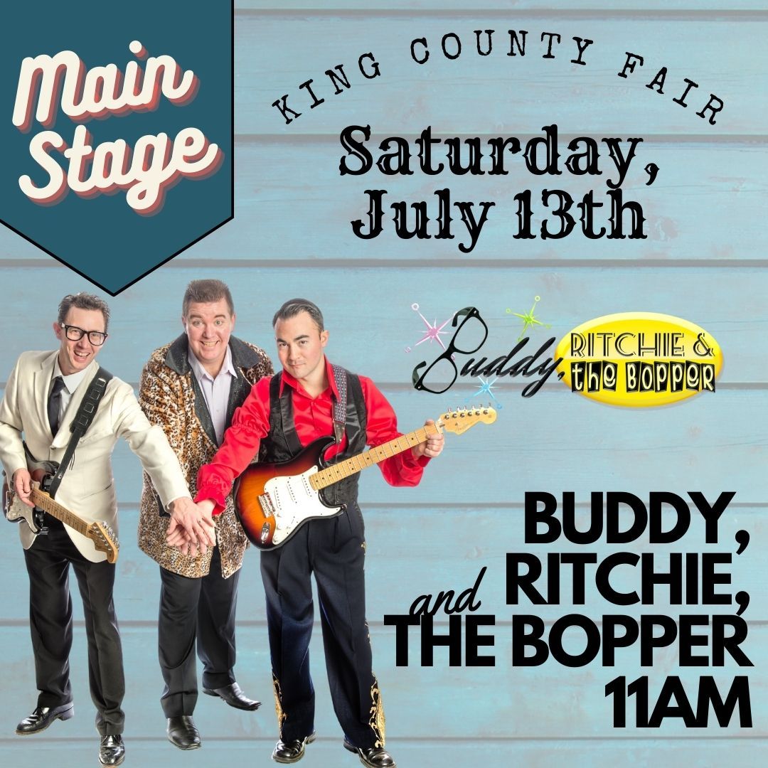 Buddy, Ritchie & The Bopper @ The King County Fair