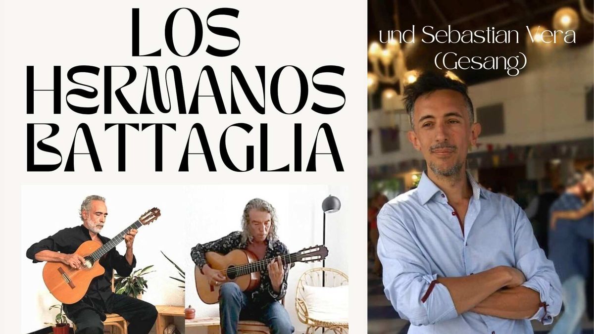 Live-Milonga: Los Hermanos Battaglia und Sebastian Vera (Gesang), DJ Juliane