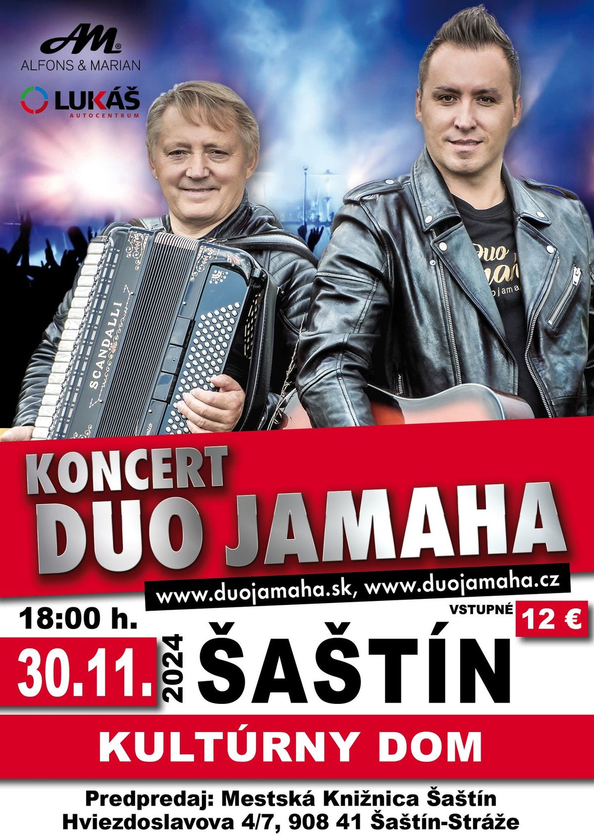 Koncert DUO JAMAHA \u0160a\u0161t\u00edn 