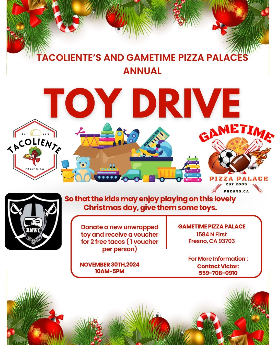 3rd annual Toy drive