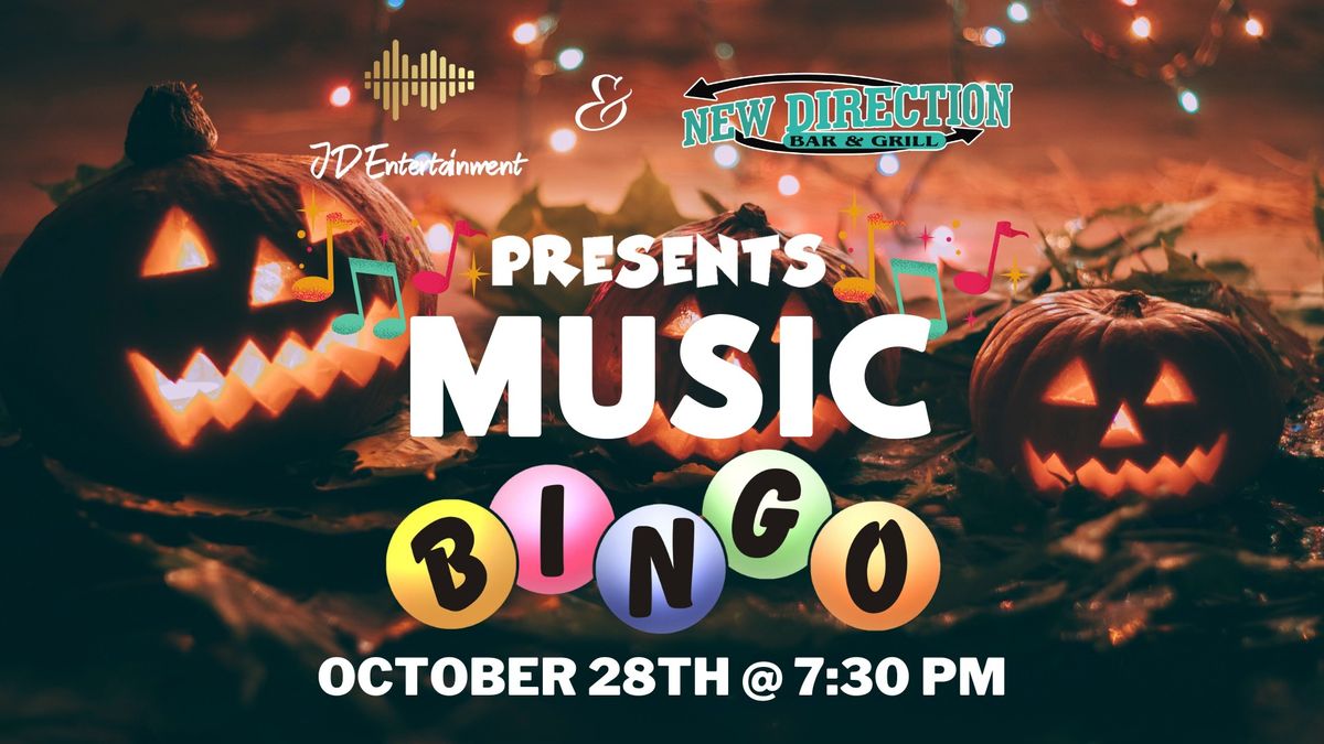 Halloween Music Bingo @ New Direction Bar & Grill