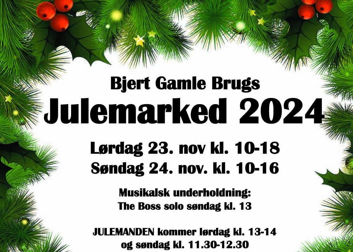 Julemarked 2024 Bjert Gamle Brugs