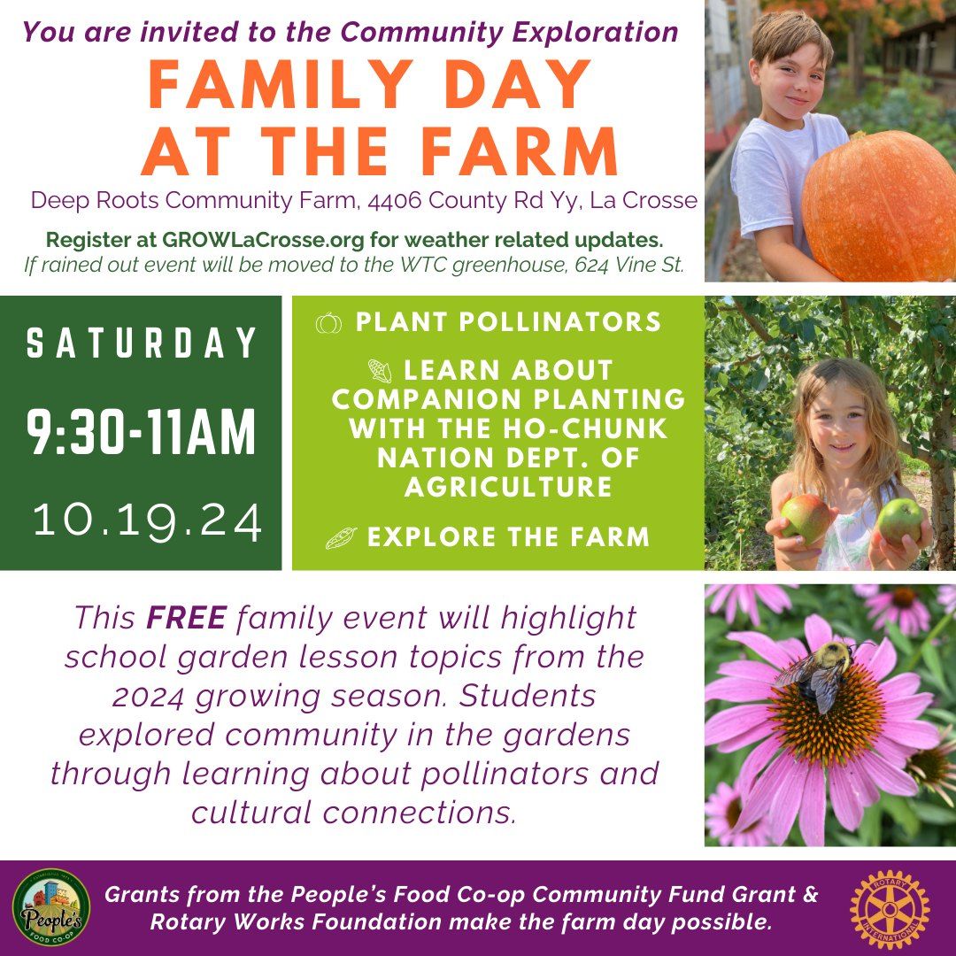 Community Exploration Family Day at the Farm