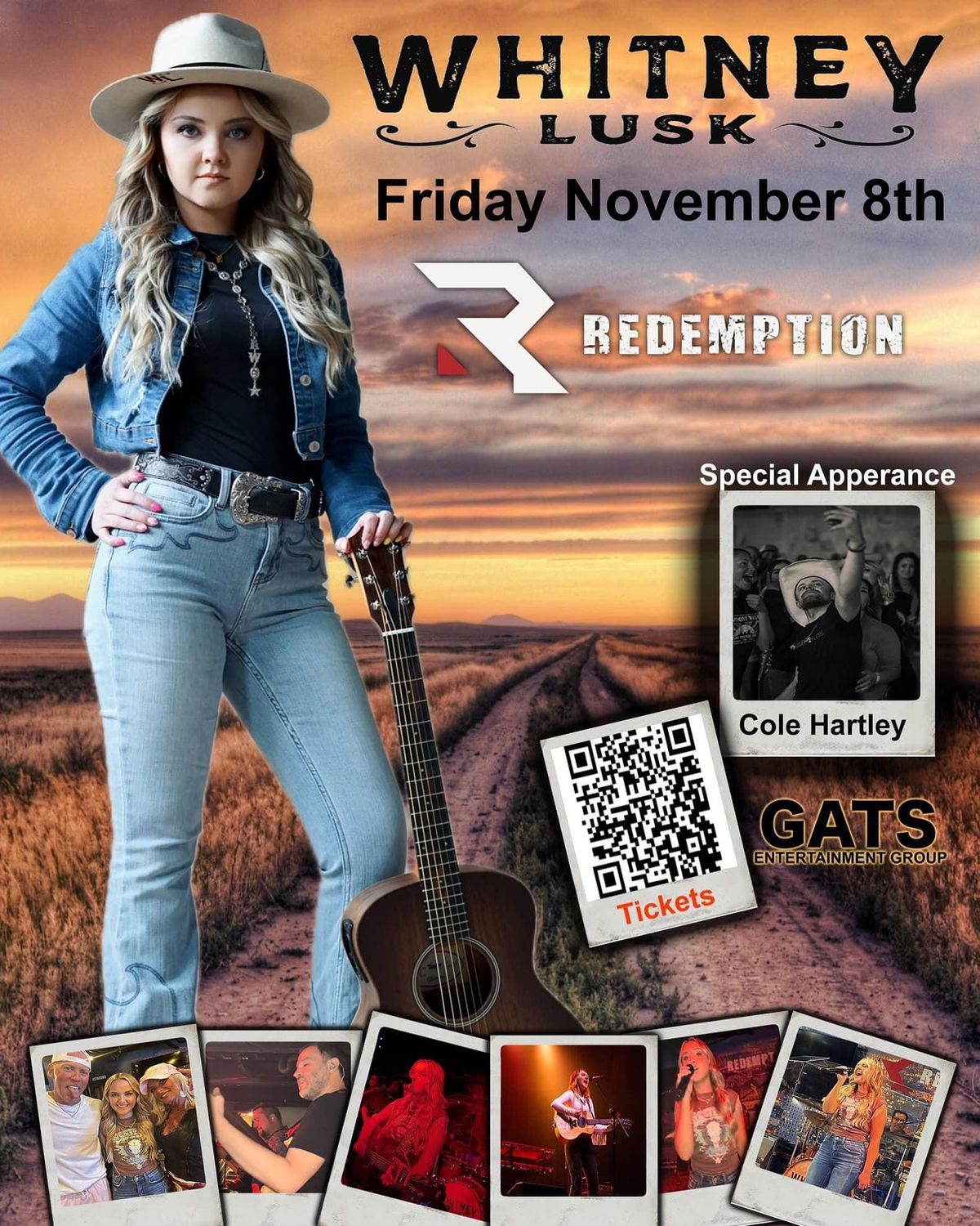 Whitney Lusk Returns Live at Redemption Bar & Grill