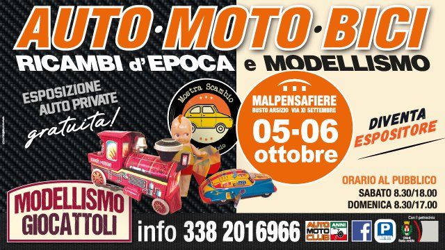 MOSTRA SCAMBIO AUTO E MOTO D'EPOCA BUSTO ARSIZIO